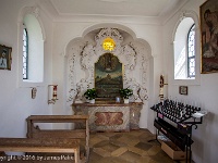 The Wieskirche  The nave and alter of the  "Old chapel of Christ in the meadow"