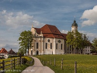 The Wieskirche  Path leading to the front door of the Wieskirche